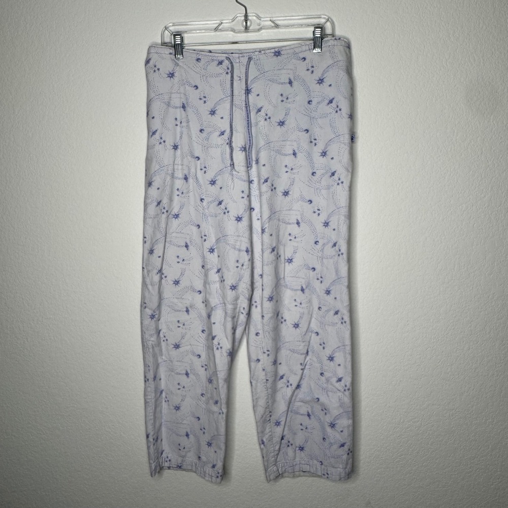 Personal Identity Light Purple Celestial Pajama Pants Womens Size XS Stars Moon